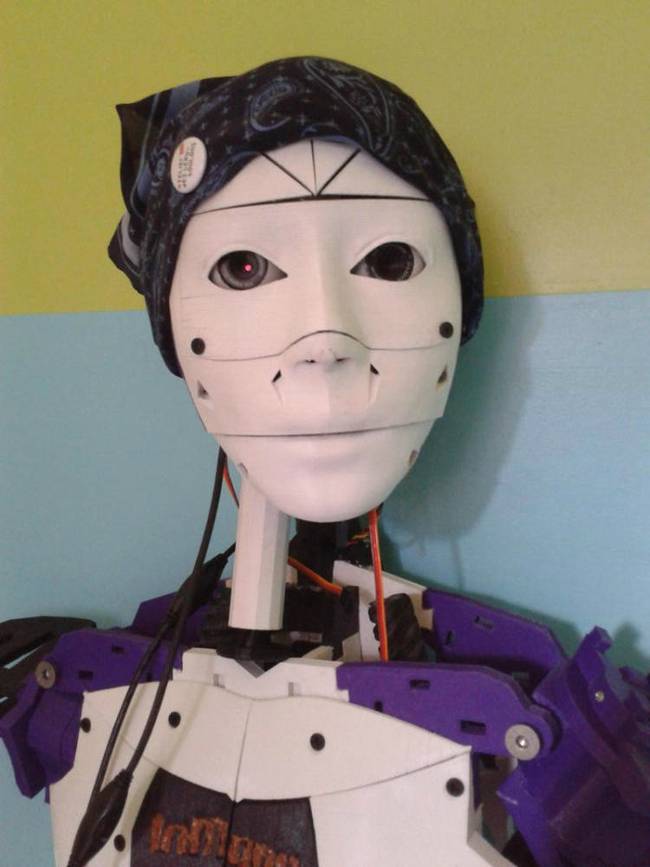 女子欲嫁给3D打印机器人 获家人朋友祝福(图)