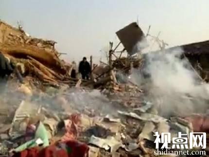 唐山一烟花爆竹作坊爆炸2人亡 现场一片狼藉
