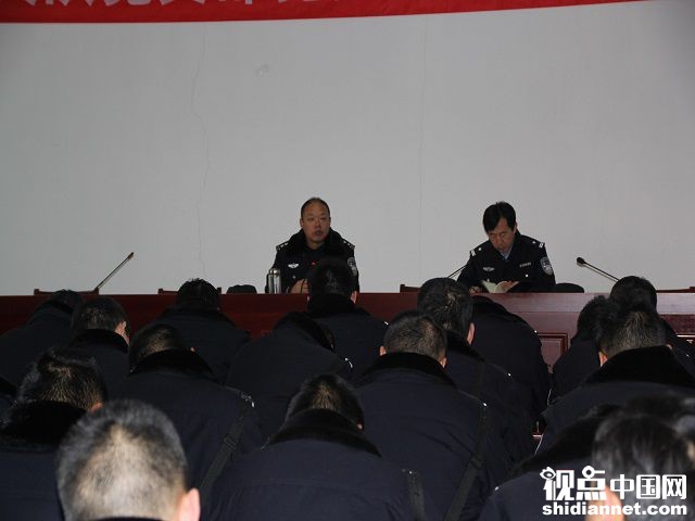 榆林靖边县巡特警大队召开全体民警会议安排部署近期重点工作