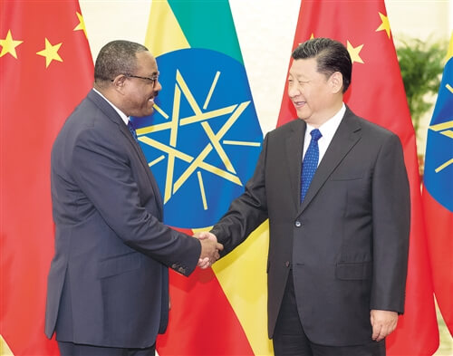 中国国家主席<a href=https://www.shidiannet.com/zt/xijinping/ target=_blank class=infotextkey>习近平</a>会见埃塞俄比亚总理海尔马里亚姆