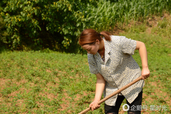 商洛美女边上班边种地 梦想做个农场主