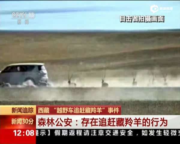 7人西藏自驾游涉嫌驱车追赶藏羚羊被罚10.5万