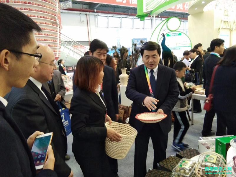 渭南市临渭区职业农民“取经”杨凌农高会