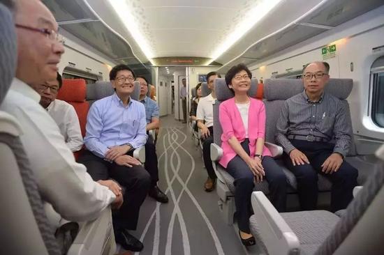 林郑月娥又大赞高铁<a href=https://www.shidiannet.com/GB/hongkong/ target=_blank class=infotextkey>香港</a>段列车
