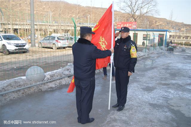 延安黄陵铁警隆重举行2018年春运安保启动仪式