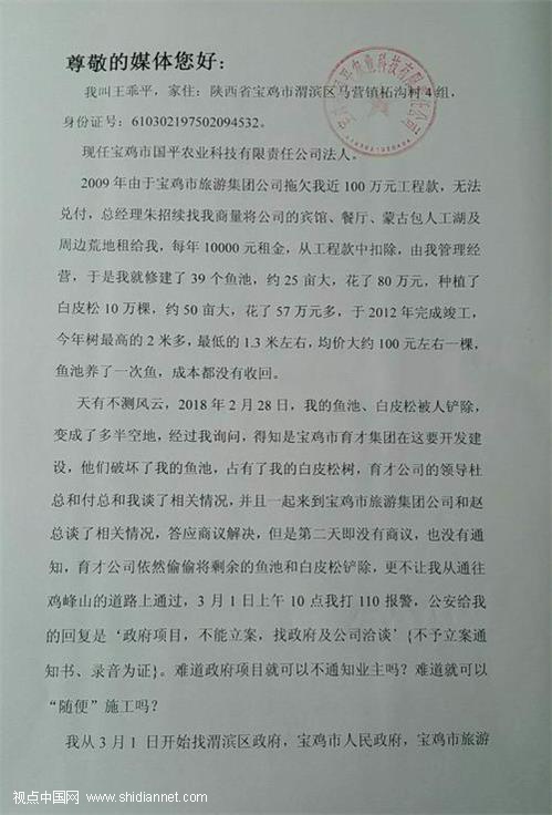 <a href=https://www.shidiannet.com/zt/shaanxi/ target=_blank class=infotextkey>陕西</a>宝鸡：王乖平价值1200万的资产遭遇“黑”铲除 打了谁的脸？
