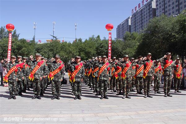 渭南市澄城县150名入伍新兵奔赴军营