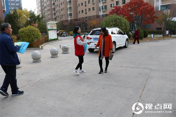 榆阳区沙河路街道办开展扫黑除恶专项斗争宣传活动
