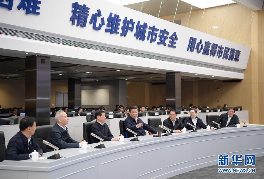 这是<a href=https://www.shidiannet.com/zt/xijinping/ target=_blank class=infotextkey>习近平</a>在浦东新区城市运行综合管理中心了解<a href=https://www.shidiannet.com/GB/shanghai/ target=_blank class=infotextkey>上海</a>在推进城市精细化管理方面的做法。 新华社记者 李学仁 摄