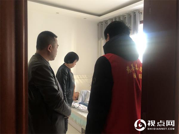 榆阳区长兴路社区开展“情系社区残疾人 春节慰问暖人心”活动