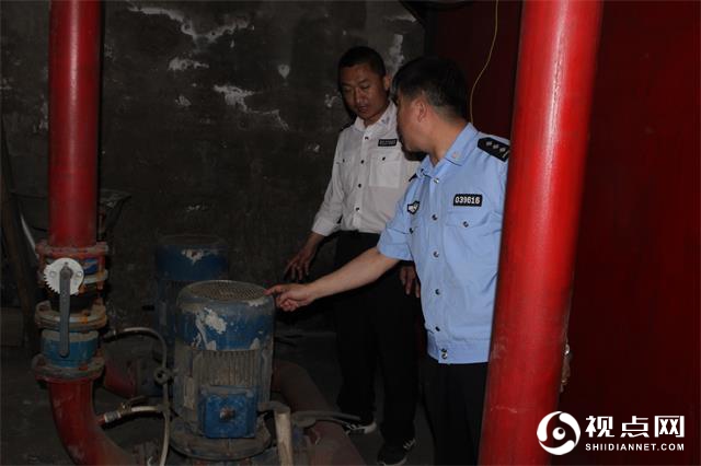 榆阳区新明楼街道联合多部门开展消防安全联合执法行动