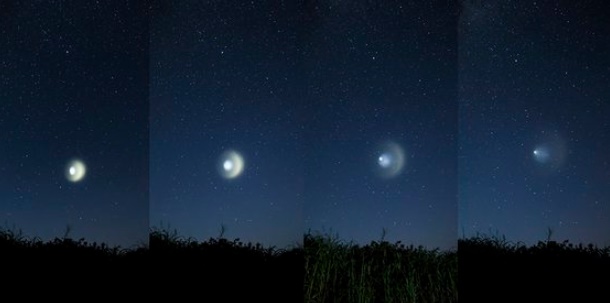 韩国上空出现不明发光体 低速飞10分钟后消失