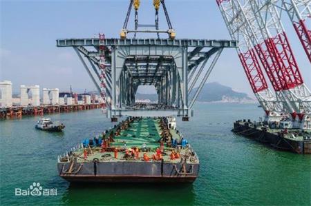 平潭海峡公铁大桥铺轨助力海峡经济