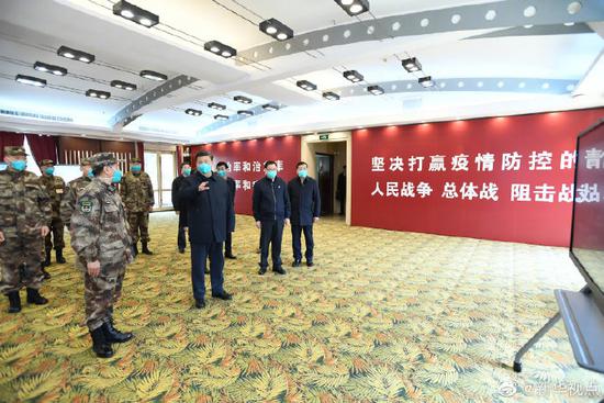 快讯：<a href=https://www.shidiannet.com/zt/xijinping/ target=_blank class=infotextkey>习近平</a>考察火神山医院 看望患者和医务人员