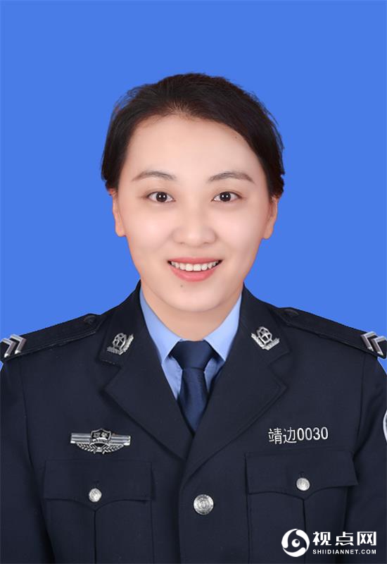 <a href=https://www.shidiannet.com/zt/jingbian/ target=_blank class=infotextkey>靖边</a>县80后美女辅警马媛，从警9年审核案件4000余件无差错