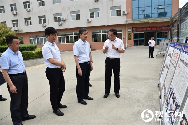 <a href=https://www.shidiannet.com/zt/shaanxi/ target=_blank class=infotextkey>陕西</a>省委党史学习教育第一巡回指导组来渭南市救助管理站检查指导党史学习教育工作