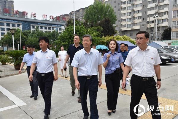 陕西省委党史学习教育第一巡回指导组来渭南市救助管理站检查指导党史学习教育工作