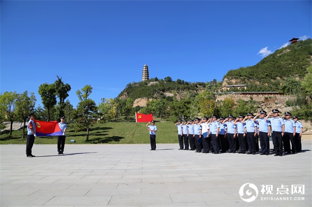 延安铁路公安处开展学习人民警察队伍授旗重要训词精神活动