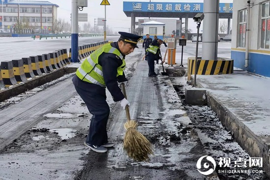 神木市碾房峁治超站：雪情就是命令、保畅就是责任