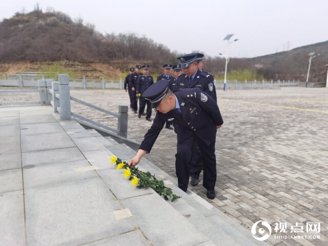 祭英烈 铸警魂 延安铁路公安处黄陵站派出所开展清明祭先烈活动