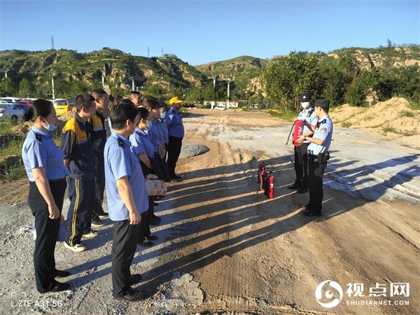 筑牢防火安全墙 绥德铁警在行动