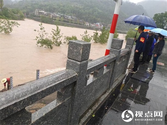 汉中市西乡县堰口镇严阵以待众志成城防大汛
