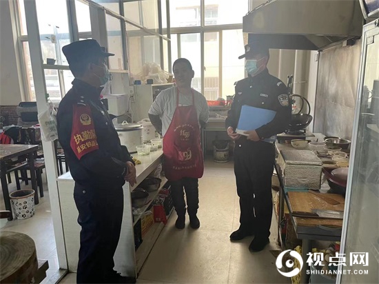 延安铁警开展社区消防安全大检查活动